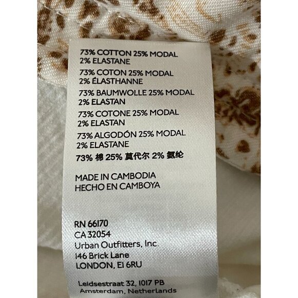 Anthropologie Pilcro Oversized Corduroy Blazer Jacket Ivory Size Large - Picture 7 of 10